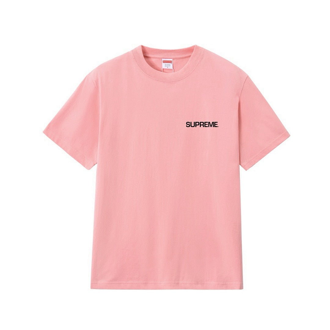 款号M250P40💰 Supreme 美式潮流风 宽松款T恤衫 男女同款 宽松版型 采用260克双纱纯棉 圆筒 从面料到辅料全部三标齐全跟足ZP 进口松井公司浆料印花绝不开裂 整件做法采用三针 - view 6