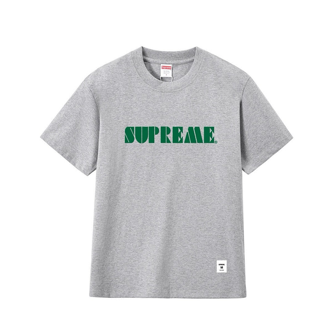 款号M251#p40💰 Supreme SS24 WEEK14 STENCIL EMBROIDERED S/S TOP 字母印花刺绣徽标短袖美式潮流T恤 男女同款 宽松版型 采用260克双纱纯棉 - view 3