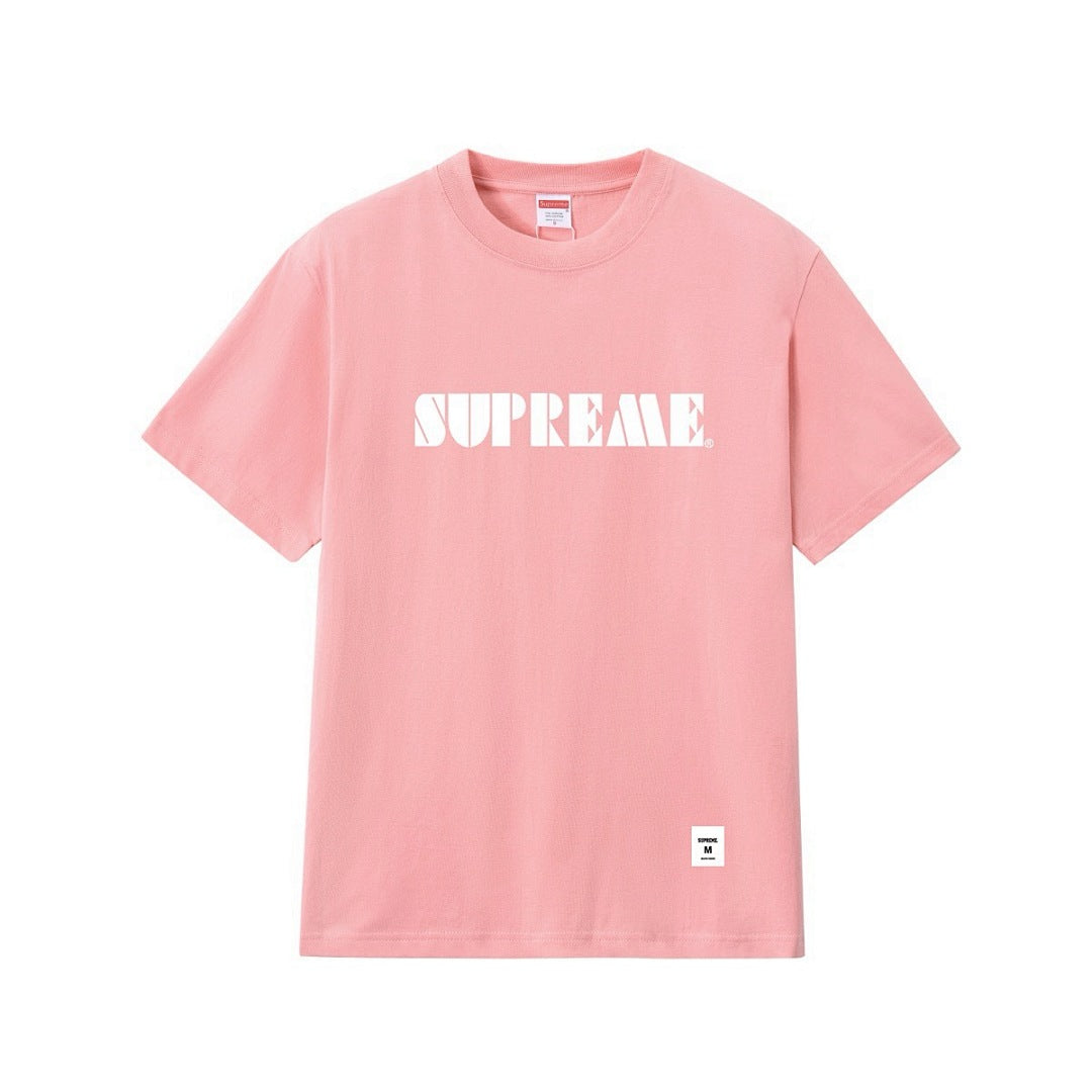款号M251#p40💰 Supreme SS24 WEEK14 STENCIL EMBROIDERED S/S TOP 字母印花刺绣徽标短袖美式潮流T恤 男女同款 宽松版型 采用260克双纱纯棉 - view 4