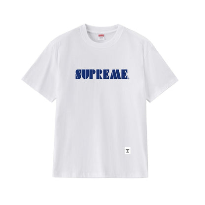 款号M251#p40💰 Supreme SS24 WEEK14 STENCIL EMBROIDERED S/S TOP 字母印花刺绣徽标短袖美式潮流T恤 男女同款 宽松版型 采用260克双纱纯棉 - view 6
