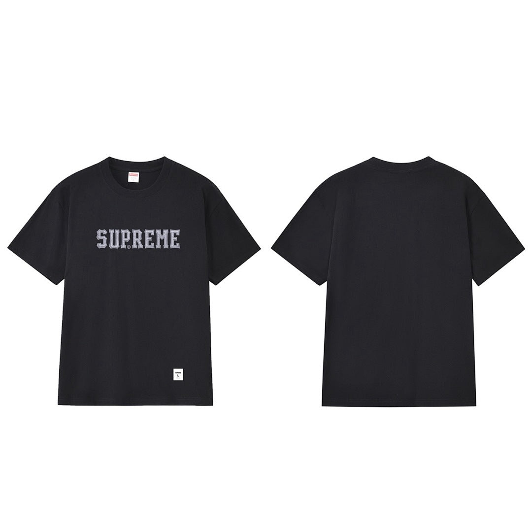 款号M258#40💰 Supreme FW24 斜纹布印花T恤 男女同款 宽松版型 采用260克双纱纯棉 圆筒 从面料到辅料全部三标齐全跟足ZP 进口松井公司浆料印花绝不开裂 整件做法采用三针 - view 1
