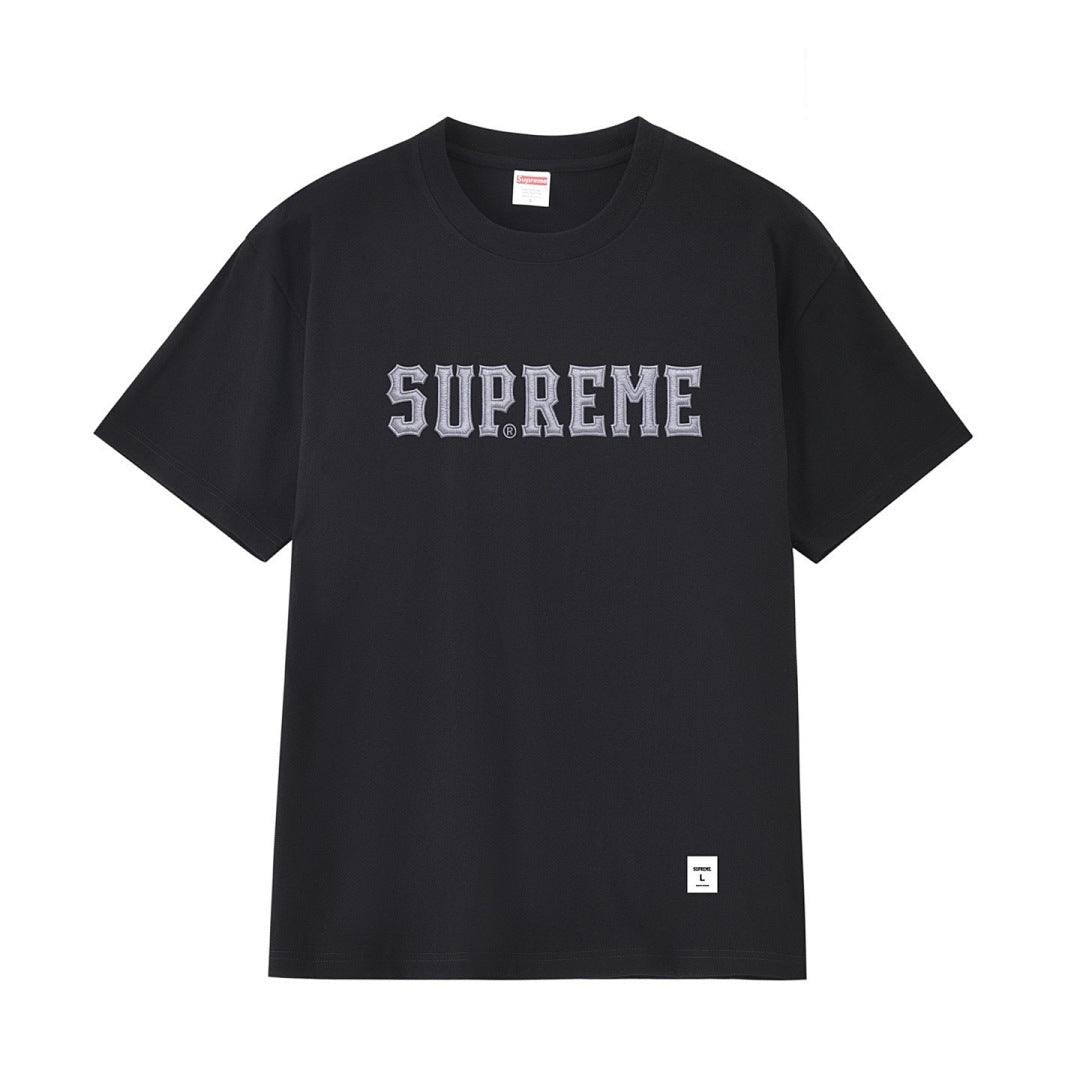 款号M258#40💰 Supreme FW24 斜纹布印花T恤 男女同款 宽松版型 采用260克双纱纯棉 圆筒 从面料到辅料全部三标齐全跟足ZP 进口松井公司浆料印花绝不开裂 整件做法采用三针 - view 2
