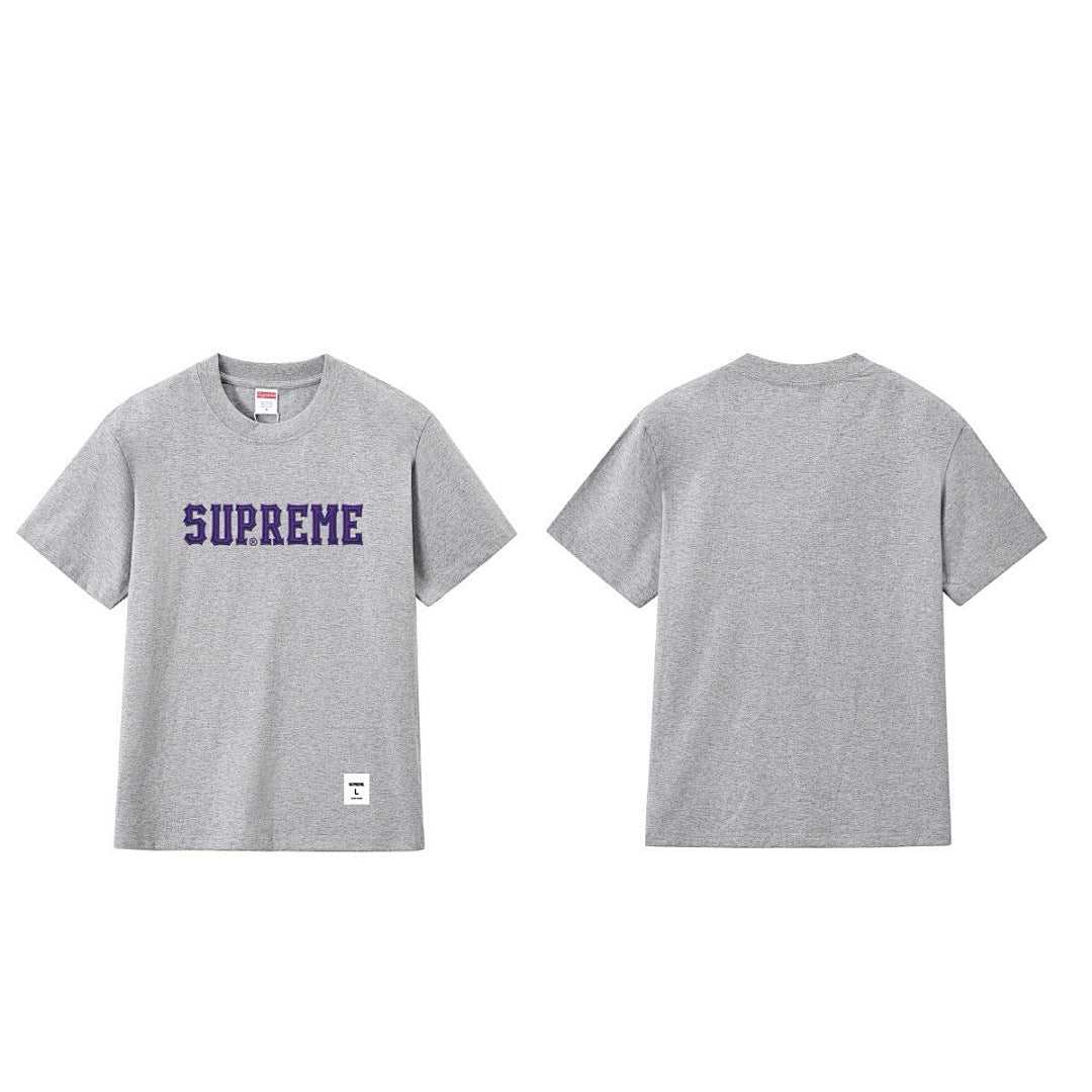 款号M258#40💰 Supreme FW24 斜纹布印花T恤 男女同款 宽松版型 采用260克双纱纯棉 圆筒 从面料到辅料全部三标齐全跟足ZP 进口松井公司浆料印花绝不开裂 整件做法采用三针 - view 3