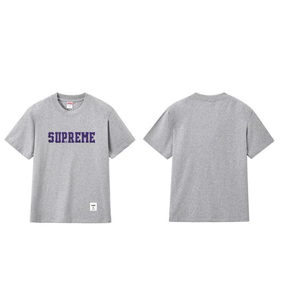 款号M258#40💰 Supreme FW24 斜纹布印花T恤 男女同款 宽松版型 采用260克双纱纯棉 圆筒 从面料到辅料全部三标齐全跟足ZP 进口松井公司浆料印花绝不开裂 整件做法采用三针 - view 3