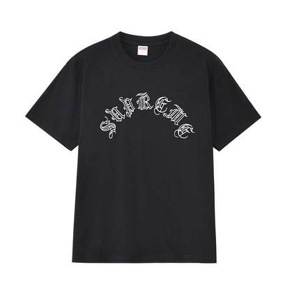 款号M262#p40💰 Supreme FW23 WEEK2 OLD ENGLISH S/S TOP 古英文Logo印花圆领短袖美式潮流T恤 男女同款 宽松版型 采用260克双纱纯棉 圆筒 从面料到 - view 3