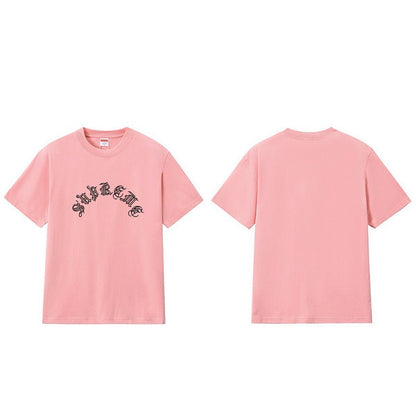 款号M262#p40💰 Supreme FW23 WEEK2 OLD ENGLISH S/S TOP 古英文Logo印花圆领短袖美式潮流T恤 男女同款 宽松版型 采用260克双纱纯棉 圆筒 从面料到 - view 6