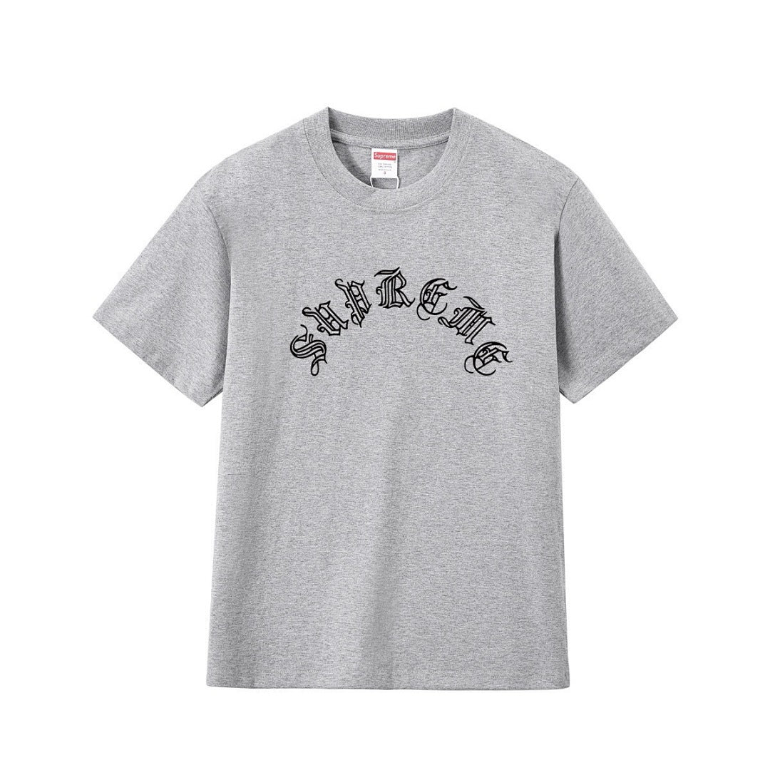 款号M262#p40💰 Supreme FW23 WEEK2 OLD ENGLISH S/S TOP 古英文Logo印花圆领短袖美式潮流T恤 男女同款 宽松版型 采用260克双纱纯棉 圆筒 从面料到 - view 7