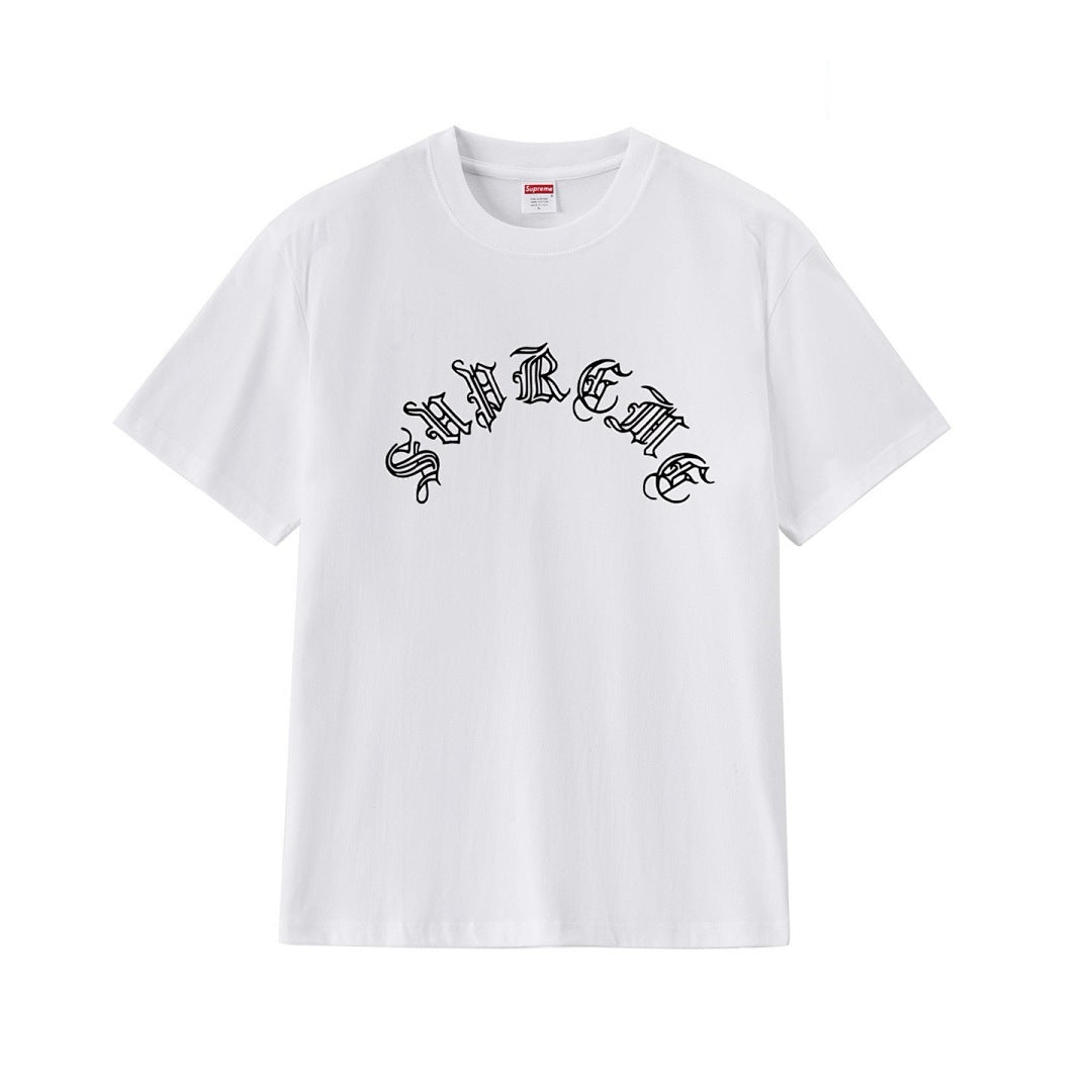 款号M262#p40💰 Supreme FW23 WEEK2 OLD ENGLISH S/S TOP 古英文Logo印花圆领短袖美式潮流T恤 男女同款 宽松版型 采用260克双纱纯棉 圆筒 从面料到 - view 10