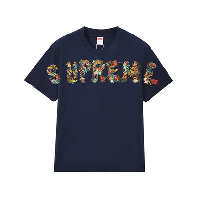 款号M265#p40💰 Supreme Toy Pile Tee玩具桩徽标字母印花圆领短袖T恤 男女同款 宽松版型 采用260克双纱纯棉 圆筒 从面料到辅料全部三标齐全跟足ZP 进口松井公司浆料印花 - view 1