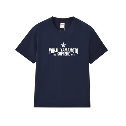 款号M267#40💰 Supreme x Y’s by Yohji Yamamoto/山本耀司 联名款 FW25 WEEK3 Star Tee 五角星印花图案圆领短袖T恤 男女同款 宽松版型 采用2 - view 2