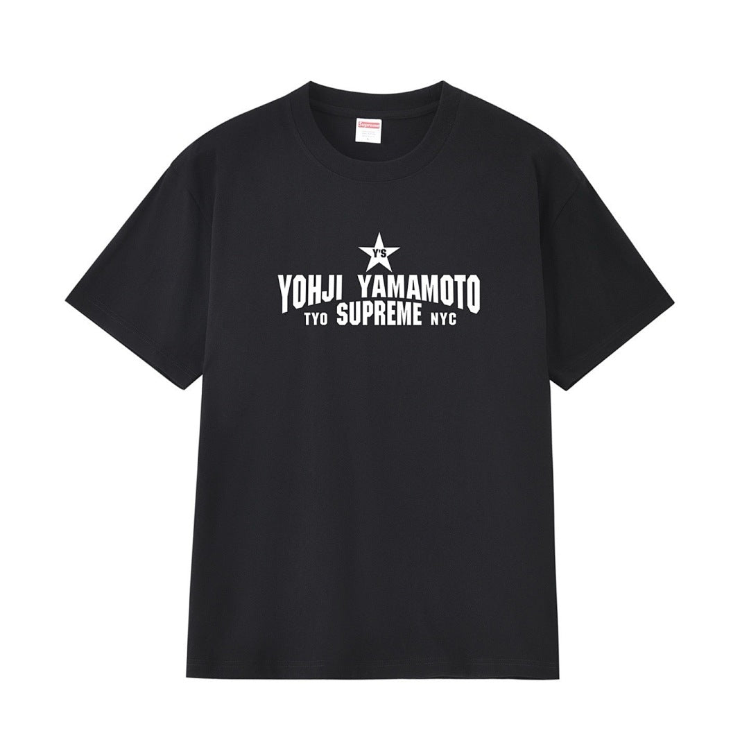 款号M267#40💰 Supreme x Y’s by Yohji Yamamoto/山本耀司 联名款 FW25 WEEK3 Star Tee 五角星印花图案圆领短袖T恤 男女同款 宽松版型 采用2 - view 6
