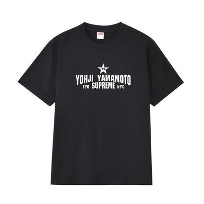 款号M267#40💰 Supreme x Y’s by Yohji Yamamoto/山本耀司 联名款 FW25 WEEK3 Star Tee 五角星印花图案圆领短袖T恤 男女同款 宽松版型 采用2 - view 6