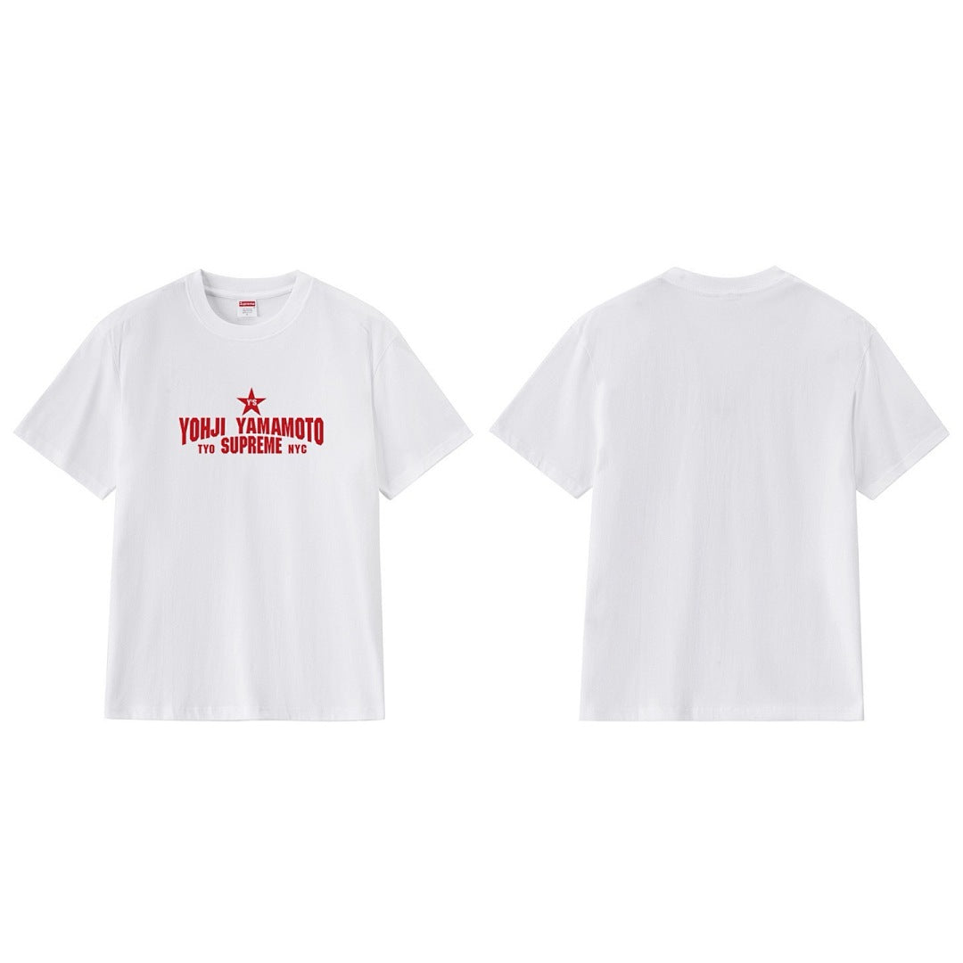 款号M267#40💰 Supreme x Y’s by Yohji Yamamoto/山本耀司 联名款 FW25 WEEK3 Star Tee 五角星印花图案圆领短袖T恤 男女同款 宽松版型 采用2 - view 7