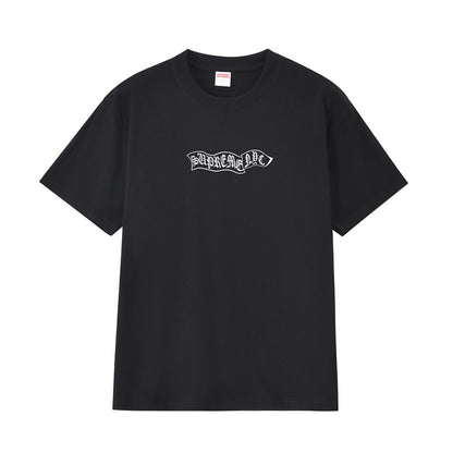 款号M269#p40💰 Supreme FW23 WEEK4 BANNER S/S TOP 旗帜Logo刺绣圆领短袖美式潮流T恤 男女同款 宽松版型 采用260克双纱纯棉 圆筒 从面料到辅料全部三 - view 10