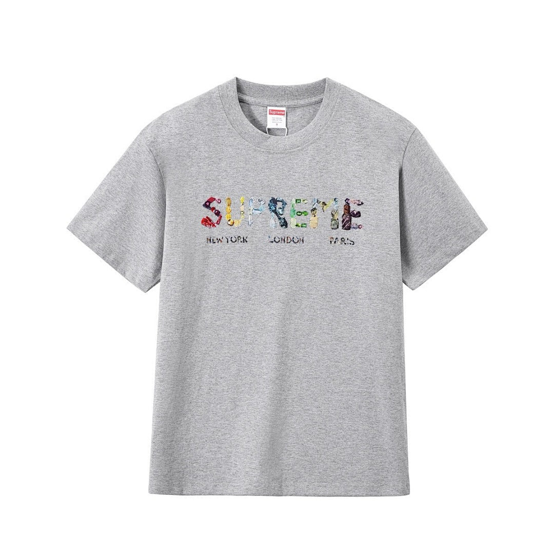 款号M270#p40💰 Supreme SS18 Rocks Tee Black 字母 Logo 短袖美式潮流T恤 男女同款 宽松版型 采用260克双纱纯棉 圆筒 从面料到辅料全部三标齐全跟足Z - view 4