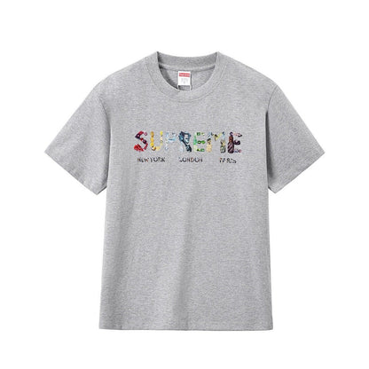 款号M270#p40💰 Supreme SS18 Rocks Tee Black 字母 Logo 短袖美式潮流T恤 男女同款 宽松版型 采用260克双纱纯棉 圆筒 从面料到辅料全部三标齐全跟足Z - view 4