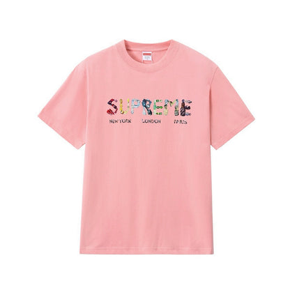 款号M270#p40💰 Supreme SS18 Rocks Tee Black 字母 Logo 短袖美式潮流T恤 男女同款 宽松版型 采用260克双纱纯棉 圆筒 从面料到辅料全部三标齐全跟足Z - view 6