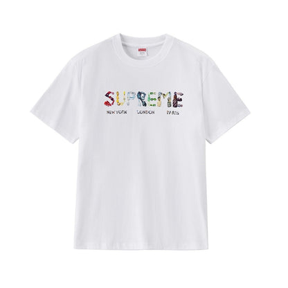 款号M270#p40💰 Supreme SS18 Rocks Tee Black 字母 Logo 短袖美式潮流T恤 男女同款 宽松版型 采用260克双纱纯棉 圆筒 从面料到辅料全部三标齐全跟足Z - view 8