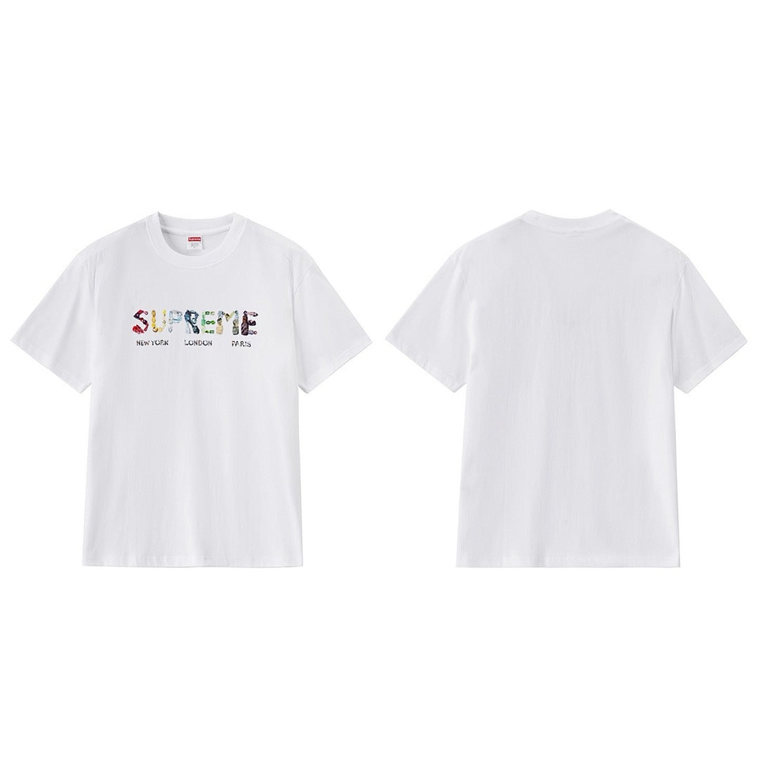 款号M270#p40💰 Supreme SS18 Rocks Tee Black 字母 Logo 短袖美式潮流T恤 男女同款 宽松版型 采用260克双纱纯棉 圆筒 从面料到辅料全部三标齐全跟足Z - view 9