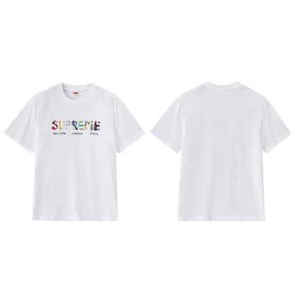 款号M270#p40💰 Supreme SS18 Rocks Tee Black 字母 Logo 短袖美式潮流T恤 男女同款 宽松版型 采用260克双纱纯棉 圆筒 从面料到辅料全部三标齐全跟足Z - view 9
