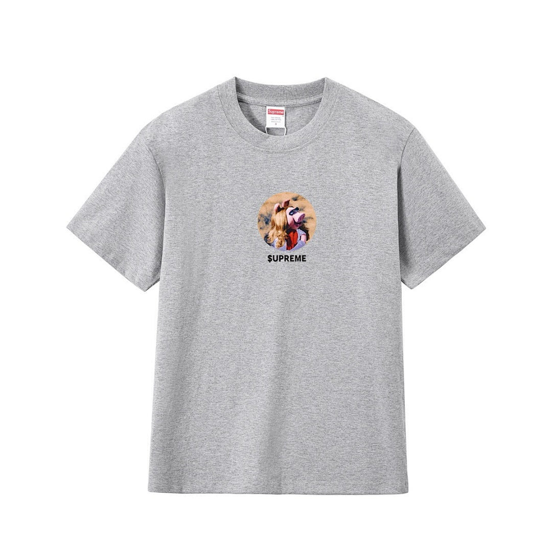 款号M273#p40💰 Supreme SS24 SS24 夏季T恤系列 WEEK19 MISS PIGGY TEE 小猪小姐印花图案休闲圆领短袖美式潮流T恤 男女同款 宽松版型 采用260克精梳棉 - view 4