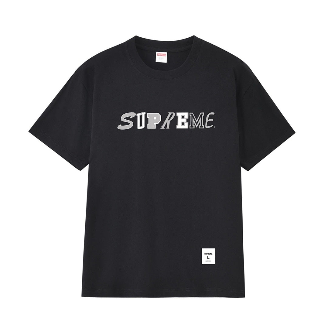 款号M276#p40💰 Supreme FW20 Week 3 Collage Logo S/S Top 特殊字母Logo圆领短袖美式潮流T恤 男女同款 宽松版型 采用260克精梳棉双纱 从面料到 - view 9