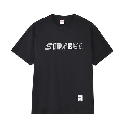 款号M276#p40💰 Supreme FW20 Week 3 Collage Logo S/S Top 特殊字母Logo圆领短袖美式潮流T恤 男女同款 宽松版型 采用260克精梳棉双纱 从面料到 - view 9