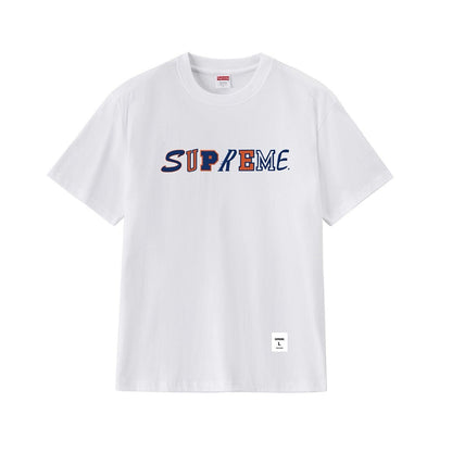 款号M276#p40💰 Supreme FW20 Week 3 Collage Logo S/S Top 特殊字母Logo圆领短袖美式潮流T恤 男女同款 宽松版型 采用260克精梳棉双纱 从面料到 - view 10