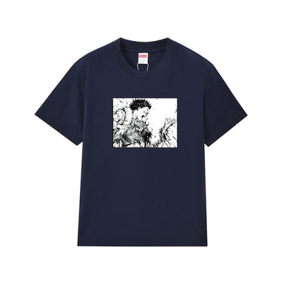 款号M278#p40💰 SUP AKIRA ARM TEE bogo阿基拉断臂黑白漫画印花短袖t恤 宽松版型 采用260克精梳棉双纱 从面料到辅料全部三标齐全跟足ZP 进口松井公司浆料印花绝不开裂 - view 6