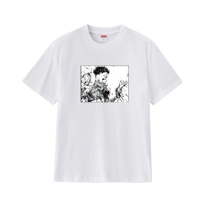 款号M278#p40💰 SUP AKIRA ARM TEE bogo阿基拉断臂黑白漫画印花短袖t恤 宽松版型 采用260克精梳棉双纱 从面料到辅料全部三标齐全跟足ZP 进口松井公司浆料印花绝不开裂 - view 7