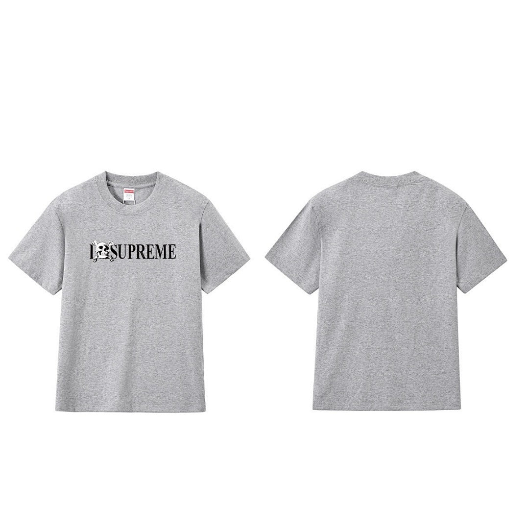 款号M279#p40💰 Supreme FW25 WEEK1 Skull Tee 骷髅头图案圆领短袖T恤 男女同款 宽松版型 采用260克精梳棉双纱 从面料到辅料全部三标齐全跟足ZP 进口松井公司 - view 4