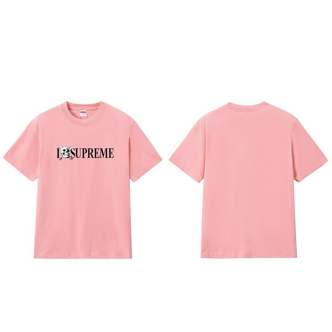 款号M279#p40💰 Supreme FW25 WEEK1 Skull Tee 骷髅头图案圆领短袖T恤 男女同款 宽松版型 采用260克精梳棉双纱 从面料到辅料全部三标齐全跟足ZP 进口松井公司 - view 8