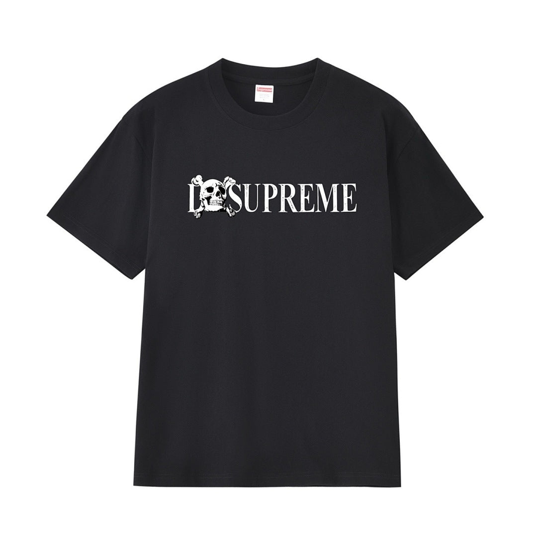 款号M279#p40💰 Supreme FW25 WEEK1 Skull Tee 骷髅头图案圆领短袖T恤 男女同款 宽松版型 采用260克精梳棉双纱 从面料到辅料全部三标齐全跟足ZP 进口松井公司 - view 13