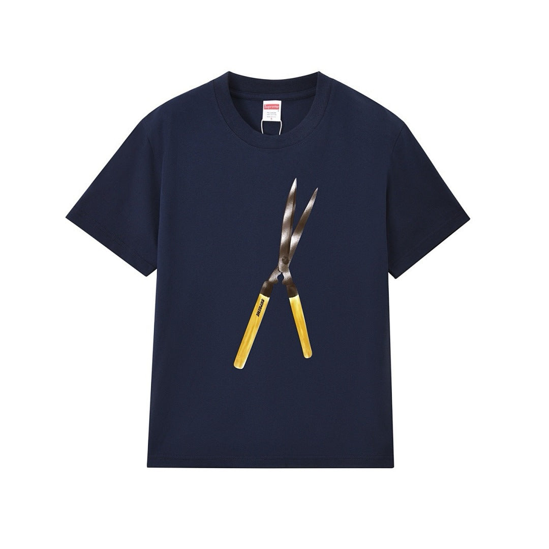 款号M281#p40💰 Supreme SS19 Shears Tee 大剪刀短袖美式潮流T恤 男女同款 宽松版型 采用260克精梳棉双纱 从面料到辅料全部三标齐全跟足ZP 进口松井公司浆料印花 - view 1