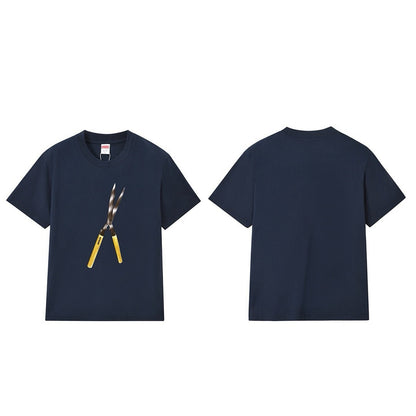 款号M281#p40💰 Supreme SS19 Shears Tee 大剪刀短袖美式潮流T恤 男女同款 宽松版型 采用260克精梳棉双纱 从面料到辅料全部三标齐全跟足ZP 进口松井公司浆料印花 - view 2