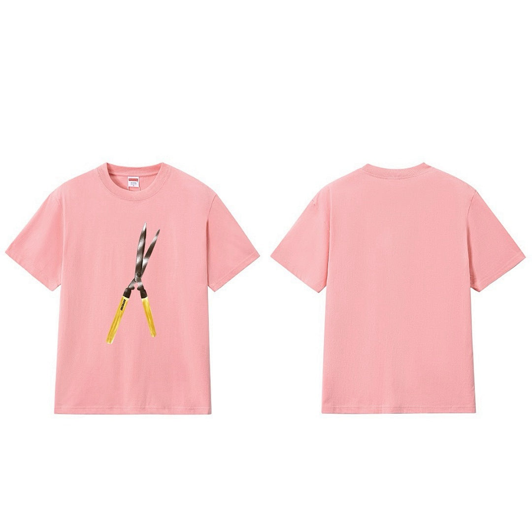 款号M281#p40💰 Supreme SS19 Shears Tee 大剪刀短袖美式潮流T恤 男女同款 宽松版型 采用260克精梳棉双纱 从面料到辅料全部三标齐全跟足ZP 进口松井公司浆料印花 - view 4