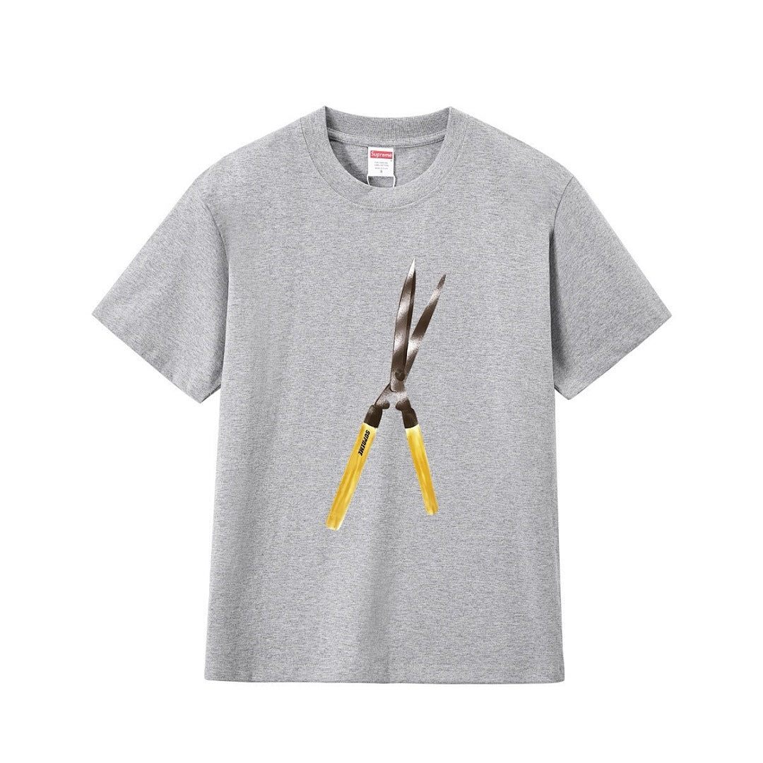 款号M281#p40💰 Supreme SS19 Shears Tee 大剪刀短袖美式潮流T恤 男女同款 宽松版型 采用260克精梳棉双纱 从面料到辅料全部三标齐全跟足ZP 进口松井公司浆料印花 - view 5