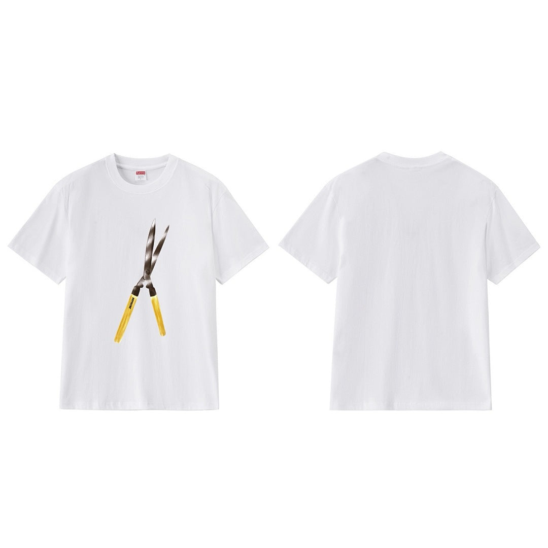 款号M281#p40💰 Supreme SS19 Shears Tee 大剪刀短袖美式潮流T恤 男女同款 宽松版型 采用260克精梳棉双纱 从面料到辅料全部三标齐全跟足ZP 进口松井公司浆料印花 - view 8
