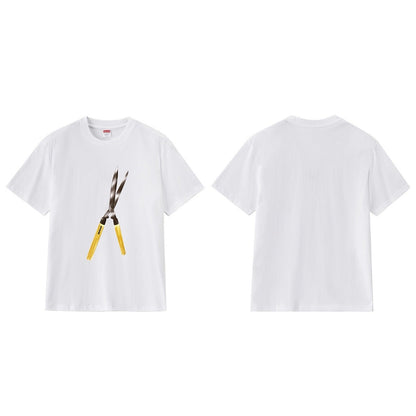 款号M281#p40💰 Supreme SS19 Shears Tee 大剪刀短袖美式潮流T恤 男女同款 宽松版型 采用260克精梳棉双纱 从面料到辅料全部三标齐全跟足ZP 进口松井公司浆料印花 - view 8