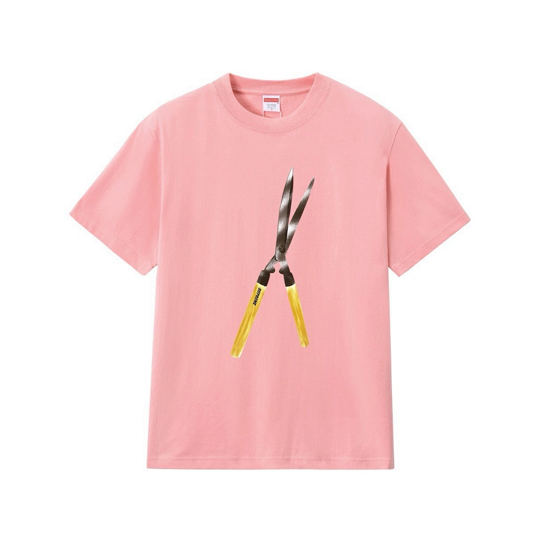 款号M281#p40💰 Supreme SS19 Shears Tee 大剪刀短袖美式潮流T恤 男女同款 宽松版型 采用260克精梳棉双纱 从面料到辅料全部三标齐全跟足ZP 进口松井公司浆料印花 - view 9