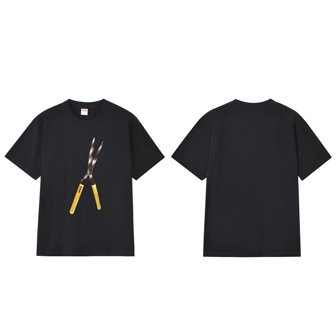 款号M281#p40💰 Supreme SS19 Shears Tee 大剪刀短袖美式潮流T恤 男女同款 宽松版型 采用260克精梳棉双纱 从面料到辅料全部三标齐全跟足ZP 进口松井公司浆料印花 - view 10