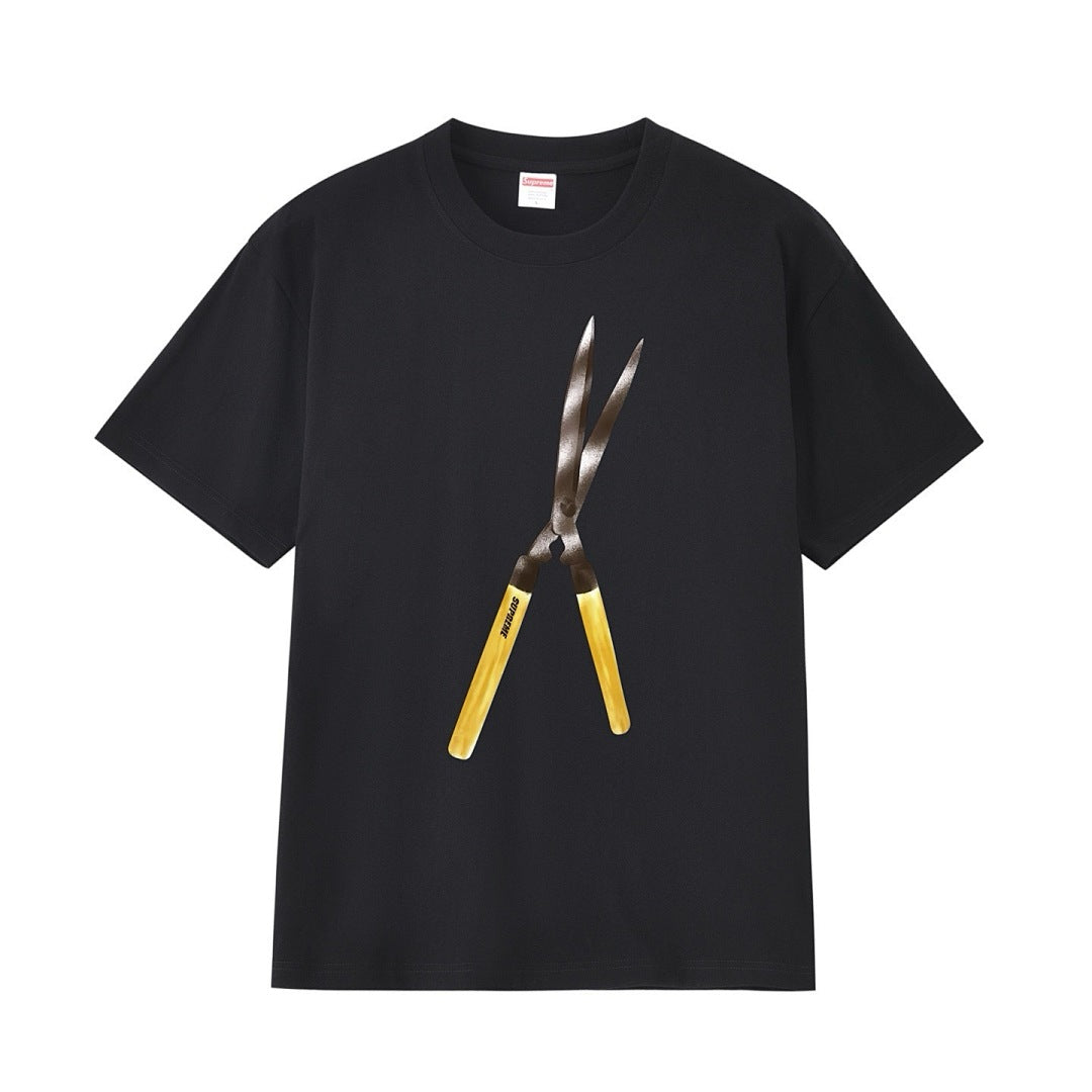 款号M281#p40💰 Supreme SS19 Shears Tee 大剪刀短袖美式潮流T恤 男女同款 宽松版型 采用260克精梳棉双纱 从面料到辅料全部三标齐全跟足ZP 进口松井公司浆料印花 - view 11