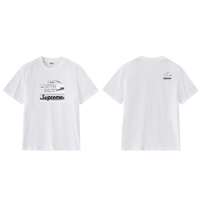 款号M282#p40💰 Supreme x 北面THE NORTH FACE 联名款 字母Logo徽标印花圆领短袖T恤 宽松版型 采用260克精梳棉双纱 从面料到辅料全部三标齐全跟足ZP 进口松井 - view 11