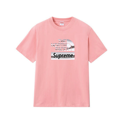 款号M282#p40💰 Supreme x 北面THE NORTH FACE 联名款 字母Logo徽标印花圆领短袖T恤 宽松版型 采用260克精梳棉双纱 从面料到辅料全部三标齐全跟足ZP 进口松井 - view 12
