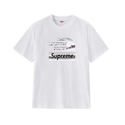 款号M282#p40💰 Supreme x 北面THE NORTH FACE 联名款 字母Logo徽标印花圆领短袖T恤 宽松版型 采用260克精梳棉双纱 从面料到辅料全部三标齐全跟足ZP 进口松井 - view 15