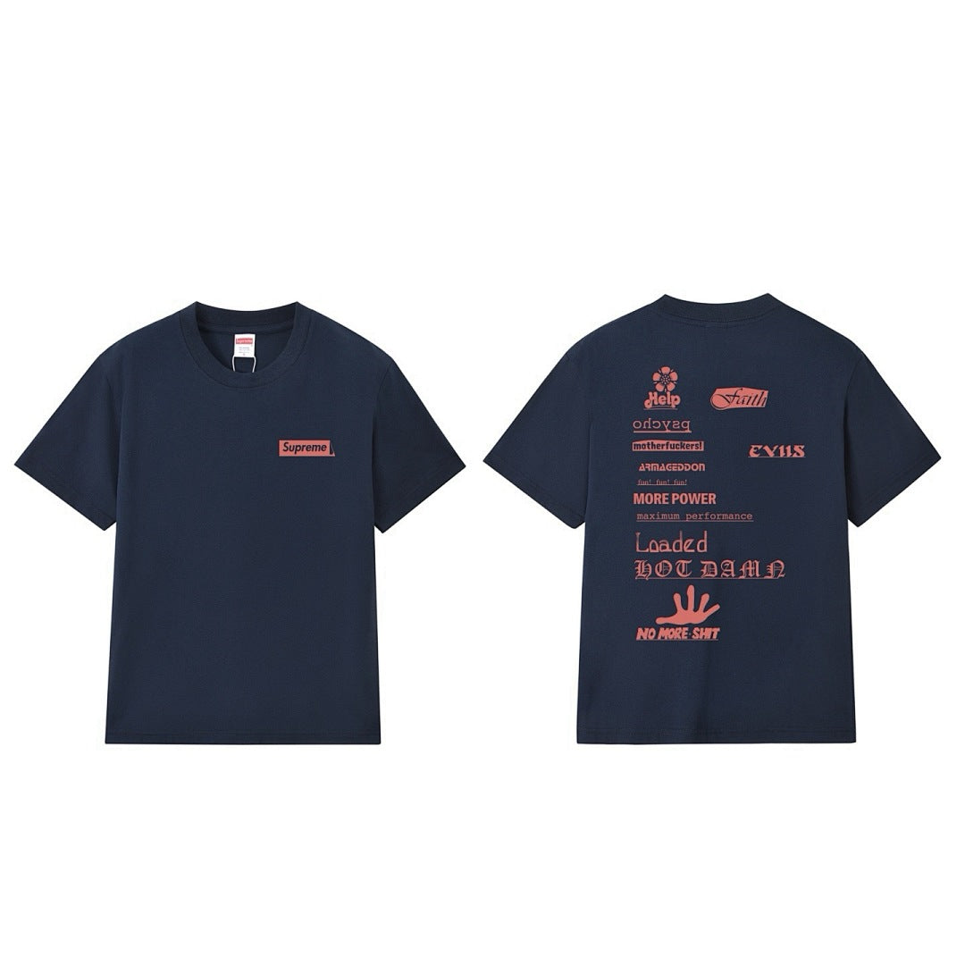 款号M286#p40💰 Supreme Week 17 No More Shit Tee 字母印花圆领T恤 男女同款 宽松版型 采用260克精梳棉双纱 从面料到辅料全部三标齐全跟足ZP 进口松井公 - view 9