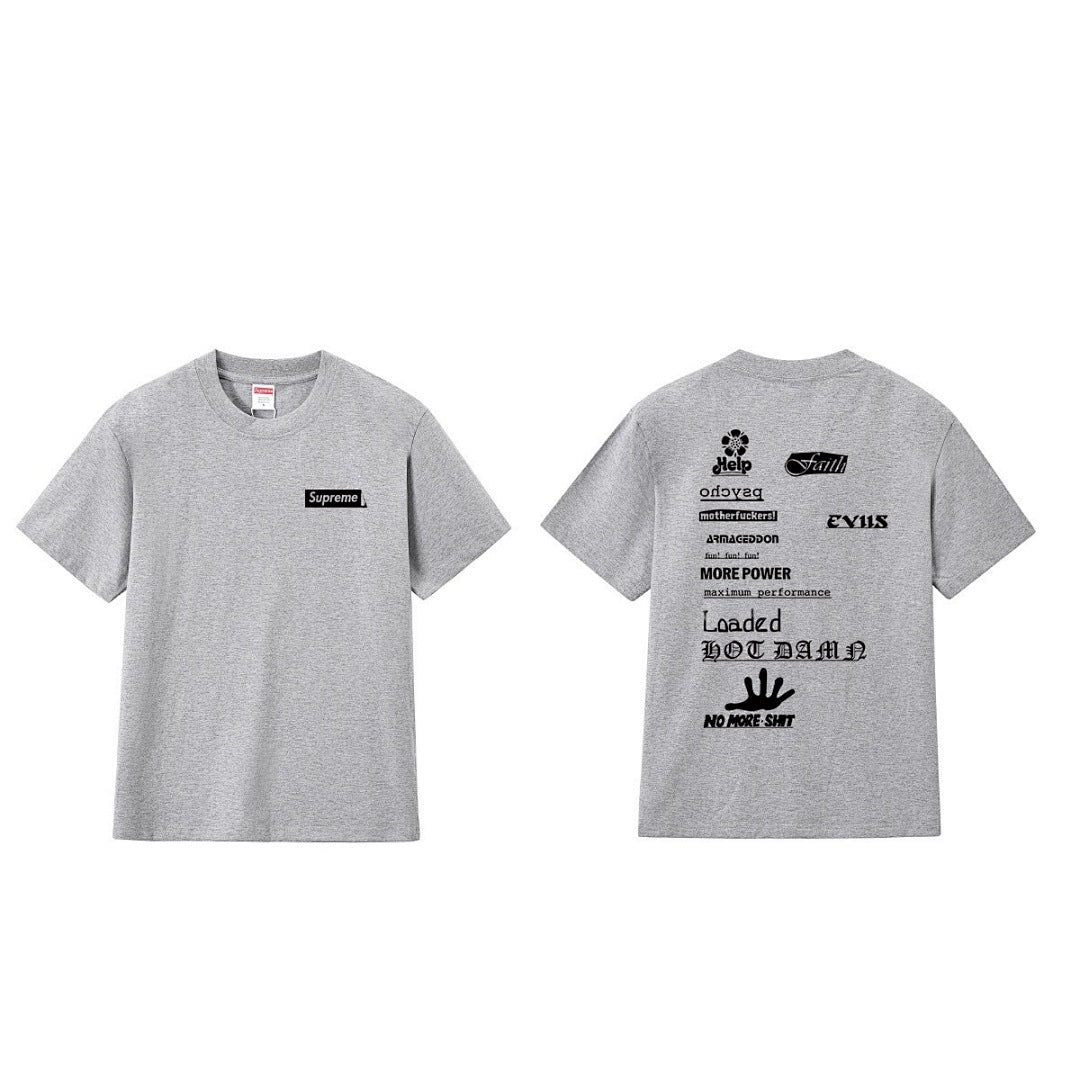 款号M286#p40💰 Supreme Week 17 No More Shit Tee 字母印花圆领T恤 男女同款 宽松版型 采用260克精梳棉双纱 从面料到辅料全部三标齐全跟足ZP 进口松井公 - view 12