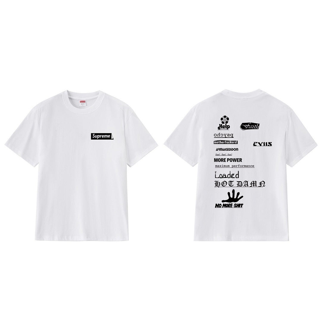款号M286#p40💰 Supreme Week 17 No More Shit Tee 字母印花圆领T恤 男女同款 宽松版型 采用260克精梳棉双纱 从面料到辅料全部三标齐全跟足ZP 进口松井公 - view 16