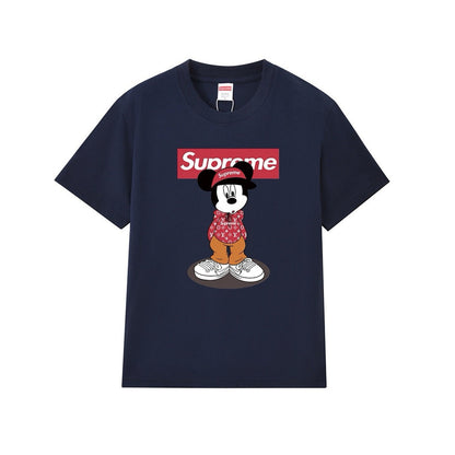 款号M289#p40💰 Supreme 2025新款迪士尼米老鼠联名短袖T恤男夏季米奇动漫 宽松版型 采用260克精梳棉双纱 从面料到辅料全部三标齐全跟足ZP 进口松井公司浆料印花绝不开裂 整件 - view 1