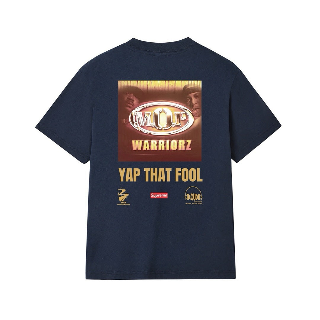款号M293#p40💰 Supreme 24FW MOP Hooded 说唱组合联名 短袖T恤衫 宽松版型 采用260克精梳棉双纱 从面料到辅料全部三标齐全跟足ZP 进口松井公司浆料印花绝不开裂 - view 6